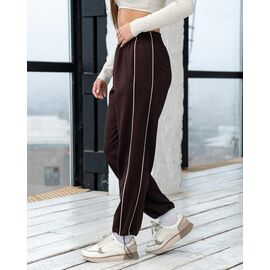 Фотография Штаны спортивные женские Б16 brown р.S-XL "AZNA" недорого оптом от прямого поставщика