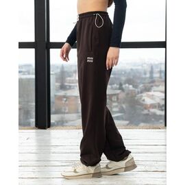 Фотография Штаны спортивные женские Б32 brown р.S-XL "AZNA" недорого оптом от прямого поставщика