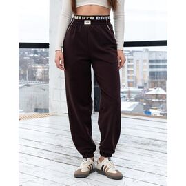 Фотография Штаны спортивные женские Б03 brown р.S-XL "AZNA" недорого оптом от прямого поставщика