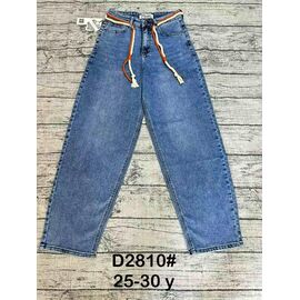 Фотография Джинсы женские D2810 blue р.25-30 "DKNSEL" недорого оптом от прямого поставщика