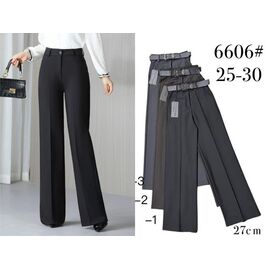 Фотография Брюки женские 6606-1 black р.25-30 "Immei" недорого оптом от прямого поставщика