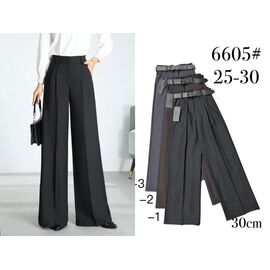 Фотография Брюки женские 6605-1 black р.25-30 "Immei" недорого оптом от прямого поставщика