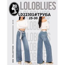Фотография Джинсы женские LD22301 blue р.25-30 "Lolo Blues" недорого оптом от прямого поставщика