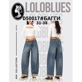Фотография Джинсы женские D50017 blue р.31-38 "Lolo Blues" недорого оптом от прямого поставщика