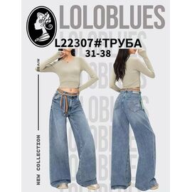 Фотография Джинсы женские L22307 blue р.31-38 "Lolo Blues" недорого оптом от прямого поставщика