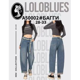 Фотография Джинсы женские A50002 blue р.28-33 "Lolo Blues" недорого оптом от прямого поставщика