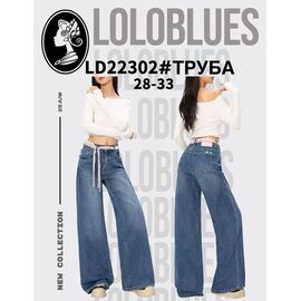 Фотография Джинсы женские LD22302 blue р.28-33 "Lolo Blues" недорого оптом от прямого поставщика