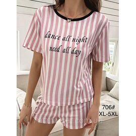 Фотография Пижама женская футболка+шорты р-ры S-2XL "FLOWER" купить недорого от прямого поставщик