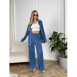 Фотография Костюм женский джинсовый большие размеры р.50-52 (5цв) "ANNABELLE" купить недорого от прямого поставщика