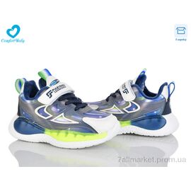 Фотография Кроссовки детские модные Весна/осень 822A синій (6 пар р.27-31) "Comfort-baby" недорого оптом от прямого поставщика