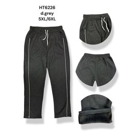 Фотография Штаны спортивные женские тёплые HT6226 d.grey р.3XL-6XL "PRENSES" недорого оптом от прямого поставщика