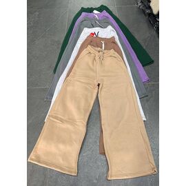 Фотография Штаны спортивные женские тёплые RL1067 green р.S-2XL "PRENSES" недорого оптом от прямого поставщика