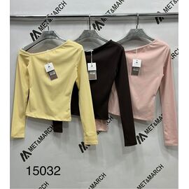 Топ жіночий 15032 brown р.XS-L "Met&March" недорого оптом від прямого постачальника