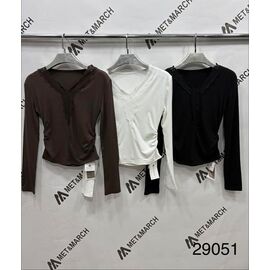 Фотография Свитер женский 29051 brown р.S-M "Met&March" недорого оптом от прямого поставщика