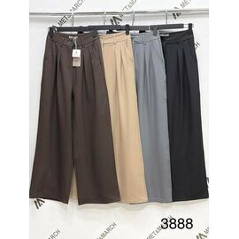 Фотография Штаны женские 3888 brown р.S-L "Met&March" недорого оптом от прямого поставщика