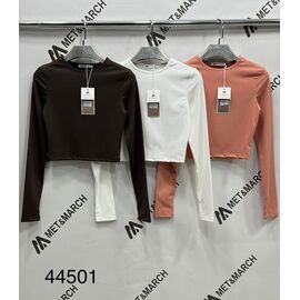Топ жіночий 44501 brown р.XS-L "Met&March" недорого оптом від прямого постачальника
