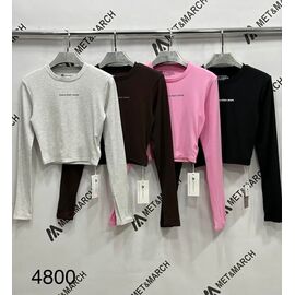 Топ жіночий 4800 black р.XS-L "Met&March" недорого оптом від прямого постачальника