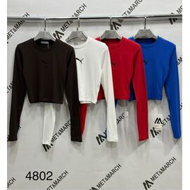 Топ жіночий 4802 white р.S-L "Met&March" недорого оптом від прямого постачальника