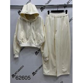 Фотография Костюм спортивный женский тёплый 62605 l.beige р.S-L "Met&March" недорого оптом от прямого поставщика