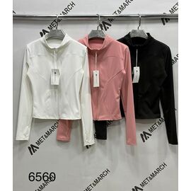 Фотография Кофта женская 6560 white р.S-L "Met&March" недорого оптом от прямого поставщика