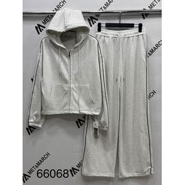Фотография Костюм спортивный женский тёплый 66068 l.grey р.S-L "Met&March" недорого оптом от прямого поставщика