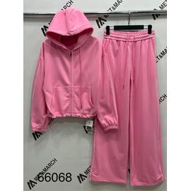 Фотография Костюм спортивный женский тёплый 66068 pink р.S-L "Met&March" недорого оптом от прямого поставщика