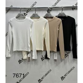 Фотография Свитер женский 7671 d.beige р.S-L "Met&March" недорого оптом от прямого поставщика