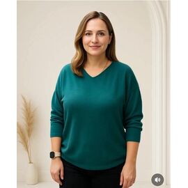 Фотография Свитер женский 25508 green р.54-60 "PULSE" недорого оптом от прямого поставщика