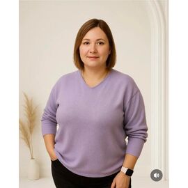 Фотография Свитер женский 25508 lilac р.54-60 "PULSE" недорого оптом от прямого поставщика