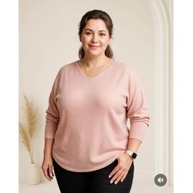 Фотография Свитер женский 25508 powder р.54-60 "PULSE" недорого оптом от прямого поставщика