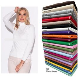 Фотография Гольф женский 7188 pink р.48-52 "PULSE" недорого оптом от прямого поставщика