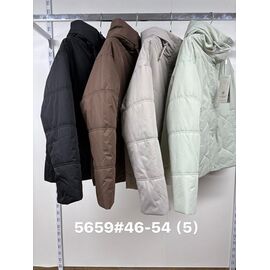 Куртка жіноча демісезонна 5659 beige р.46-54 "Jacket" недорого оптом від прямого постачальника