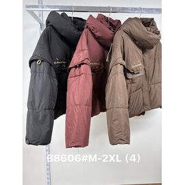 Куртка жіноча демісезонна 8606 wine р.M-2XL "Jacket" недорого оптом від прямого постачальника