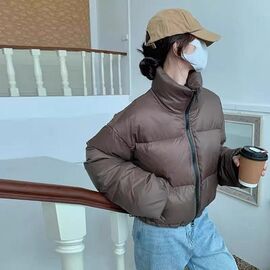 Куртка жіноча демісезонна B6620 brown р.S-L "Jacket" недорого оптом від прямого постачальника