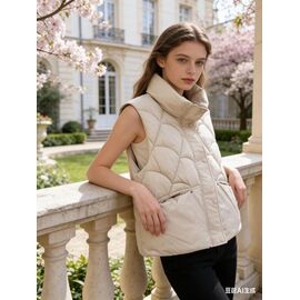 Фотография Жилетка женская BM353 beige р.M-2XL "Jacket" недорого оптом от прямого поставщика
