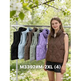 Фотография Жилетка женская M3392 mint р.M-2XL "Jacket" недорого оптом от прямого поставщика