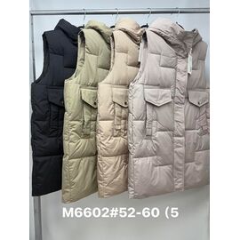 Фотография Жилетка женская M6602 mint р.52-60 "Jacket" недорого оптом от прямого поставщика