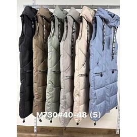 Фотография Жилетка женская M730 black р.40-48 "Jacket" недорого оптом от прямого поставщика