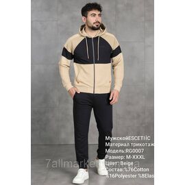 Спортивний чоловічий костюм трикотажний ESCETIC розміри M-3XL (3кв) "REMAIN" купити недорого від прямого постачальника