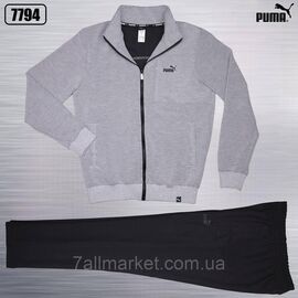 Спортивний чоловічий костюм на блискавці Пума розміри M-3XL (2 кв) "REMAIN" купити недорого від прямого постачальника