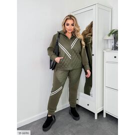 Фотография Женский прогулочный костюм со штанами большие размеры р.50-52;54-56;58-60;62-64;66-68;64-68 (5цв) "VLADA" купить недорого от прямого поставщика