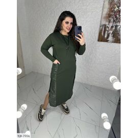 Фотография Платье с украшением р.50-52;54-56;58-60;46-48;62-64 (4цв) "VLADA" купить недорого от прямого поставщика