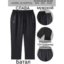 Фотография Штаны мужские A2095-2 mix р.8XL-10XL "Алия" недорого оптом от прямого поставщика