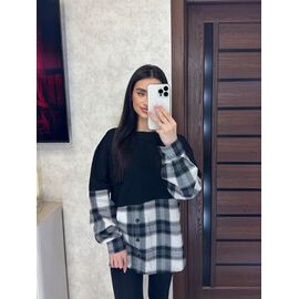 Фотография Туника женская 7 black р.42-48 "VALENTINA" недорого оптом от прямого поставщика