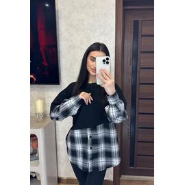 Фотография Туника женская 7-1 black р.42-48 "VALENTINA" недорого оптом от прямого поставщика