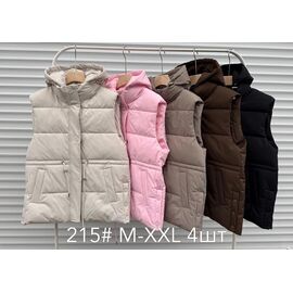 Фотография Куртка женская демисезонная 215 pink р.M-2XL "Yafeier" недорого оптом от прямого поставщика