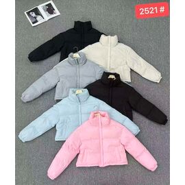 Фотография Куртка женская демисезонная 2521 pink р.M-XL "Yafeier" недорого оптом от прямого поставщика