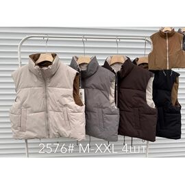 Фотография Куртка женская демисезонная 2576 l.beige р.M-2XL "Yafeier" недорого оптом от прямого поставщика