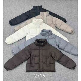 Фотография Куртка женская демисезонная 2716 khaki р.M-XL "Yafeier" недорого оптом от прямого поставщика