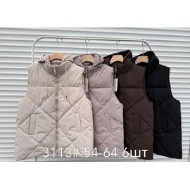 Фотография Куртка женская демисезонная 3113 l.beige р.54-64 "Yafeier" недорого оптом от прямого поставщика